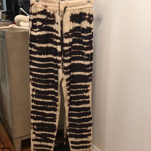 Gypsy 05 Tie Dye Silk Slim Drape Pants - Picture 1 of 4